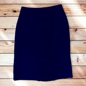 NEW. Tahara Levine Black, A-Line Skirt, Flared Split in the back. Size 2.